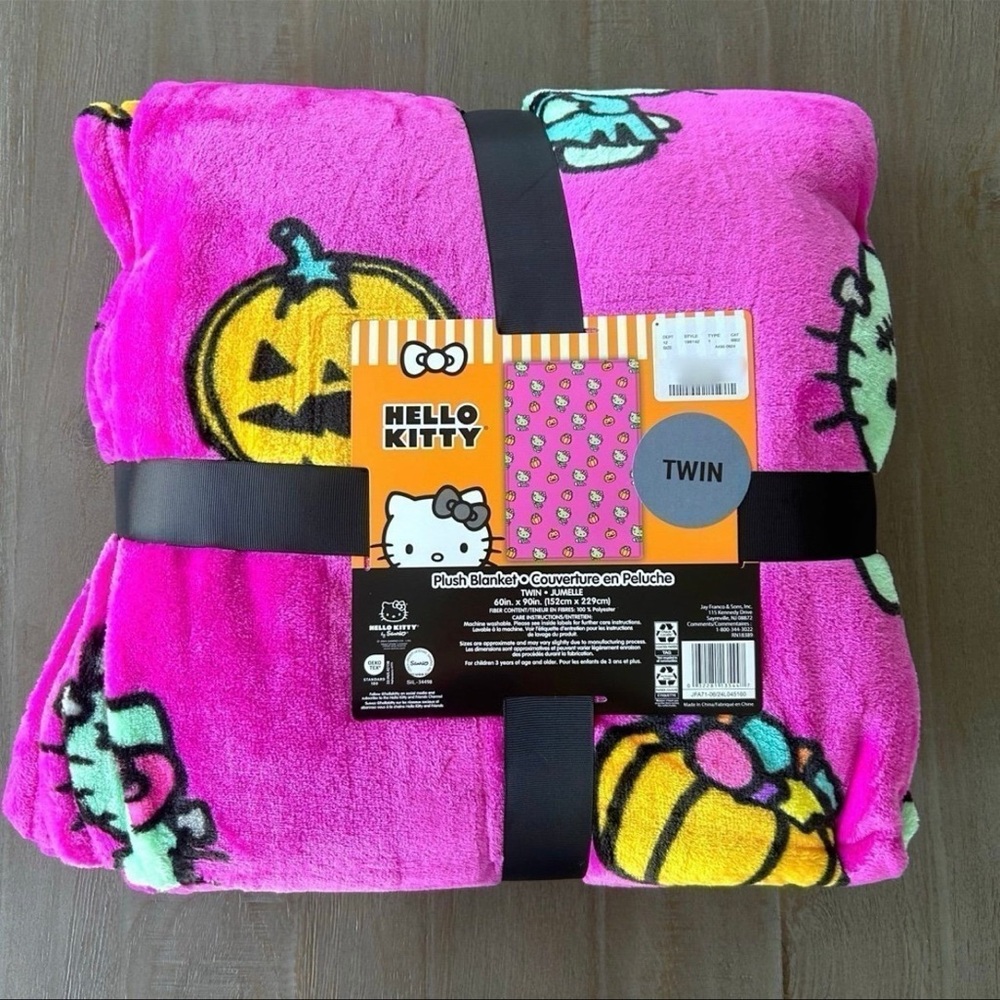 Hello Kitty Frankenstein blanket